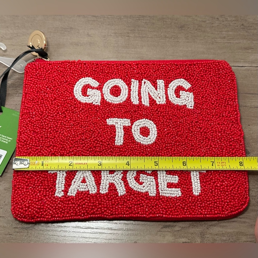 Kate Spade NY Target Going To Target Beaded Clutch Exclusive New 2025 IN HAND. - Picture 6 of 6